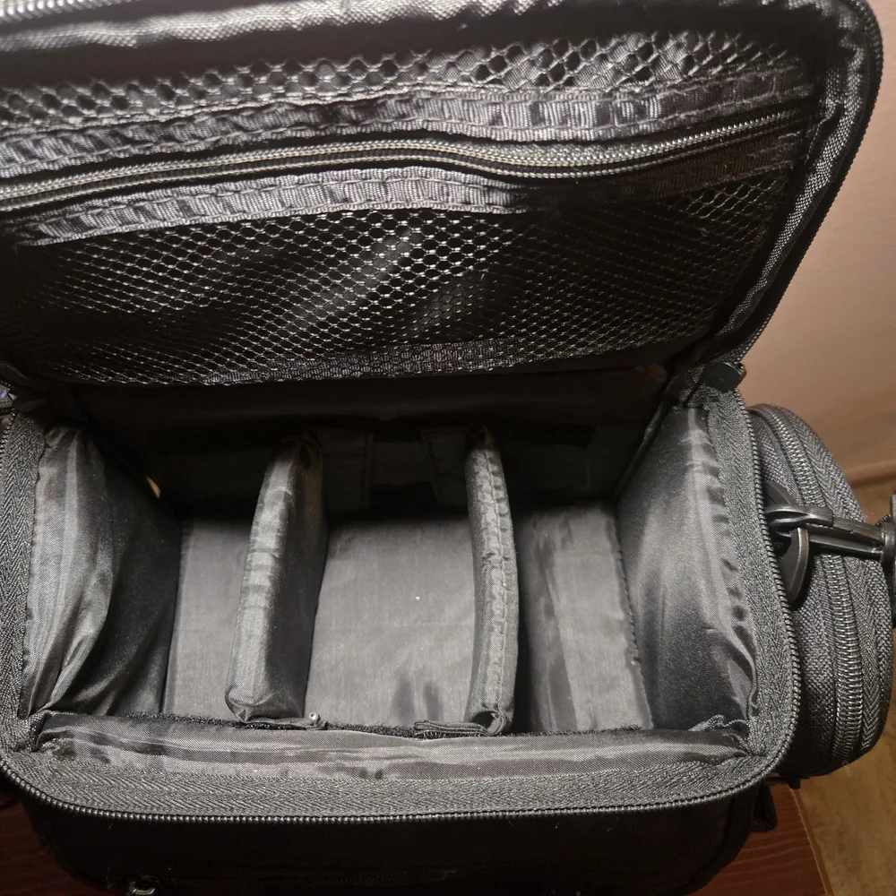 Samsonite Black and Blue Camera Bag